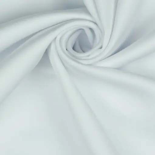 Micro satin royal Blanc