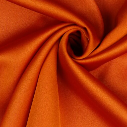 Micro satin royal Orange flamme