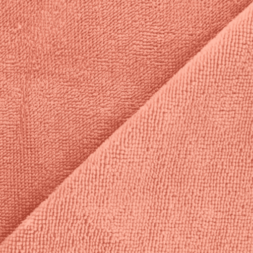Tissu éponge bambou hydrophile terracota clair