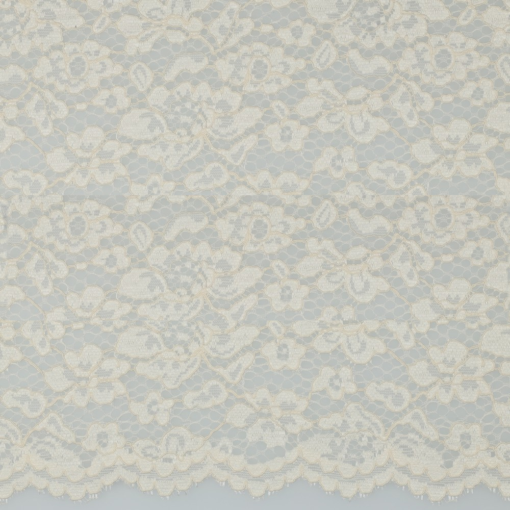 Dentelle brodée Écru