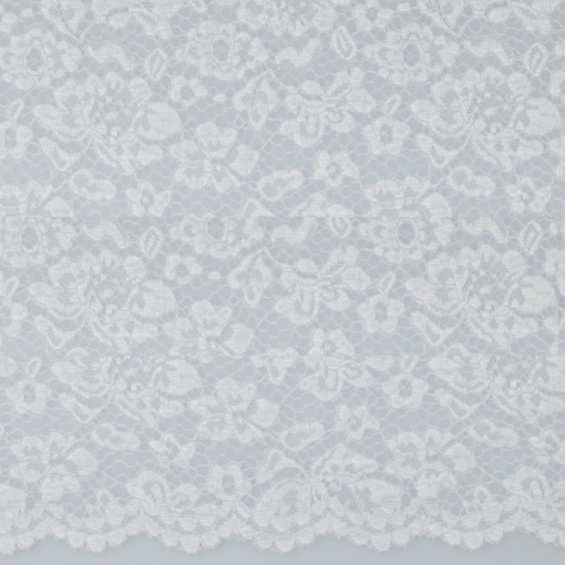 Dentelle brodée Blanc