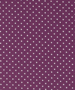 Popeline à petits pois Violet