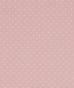 Popeline à petits pois Rose foncé