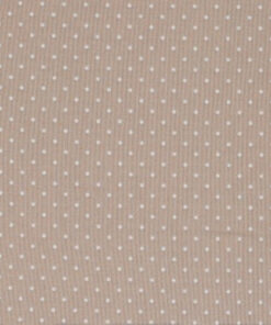 Popeline à petits pois Sable