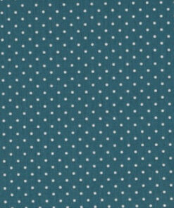 Popeline à petits pois Pétrole