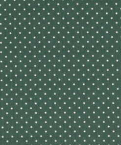 Popeline à petits pois Vert foncé