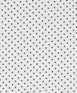Popeline à petits pois Blanc/Noir