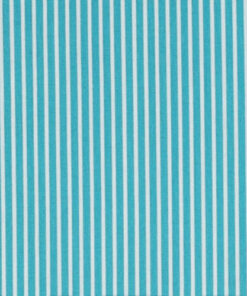 Popeline à rayures Turquoise