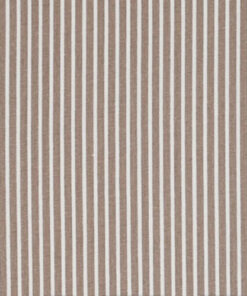 Popeline à rayures Taupe
